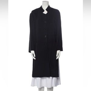 URBAN ZEN Black pointed color Jersey long coat duster XS